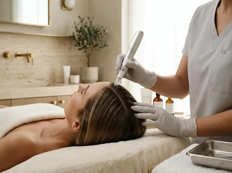 Hair Microneedling medical aesthetic treatment at FACE Weybridge