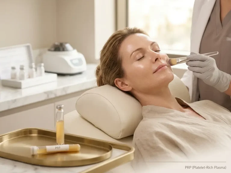 PRP (Platelet-Rich Plasma) medical aesthetic treatment at FACE Weybridge